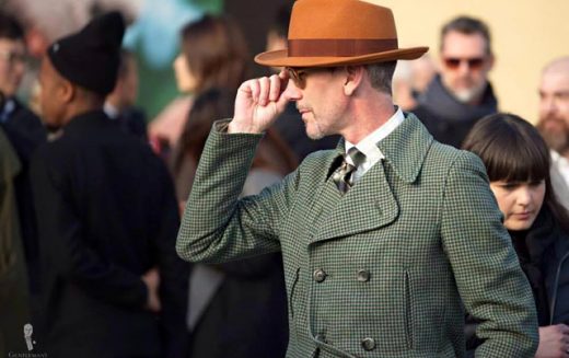 One of the most photographed men at Pitti Uomo