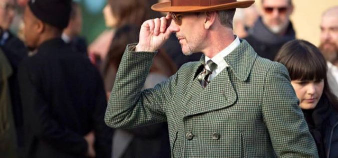 One of the most photographed men at Pitti Uomo